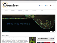 Tablet Screenshot of carbonsitars.com